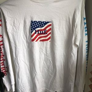HUF American flag long sleeve